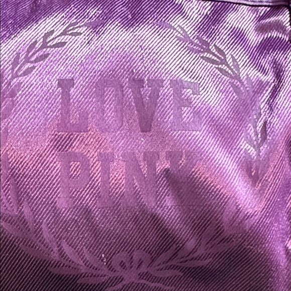 Vintage Y2K Metallic Purple PINK Victoria's Secret Duffle/Carry-on Bag - Picture 7 of 10